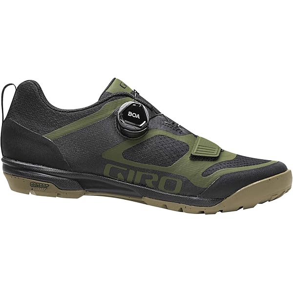Giro Code Techlace MTB Men Mountain Bike Shoes, Lime Black, 41 EU