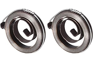 CoCud Molla per Trapano a Colonna, 39,4" Lunghezza 40x8x0,8mm Molla di Ritorno dell'Albero di Alimentazione - (Applicazioni: per Molla Spirale Tubo Volume Aspirapolvere), 2pz