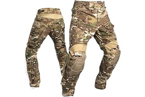 Paintball Equipment Emerson Gen3 Combat Pants Airsoft Tactical BDU Trousers with Knee Pad Multicam MC