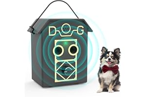 TOHOYARD Antiabbaio Ultrasuoni per Cani, 4 Regolabile Frequenza Abbaio Controllo Deterrenti, 55 Piedi Portata Efficace Dispositivi Anti Abbaio per Cani di Piccola e Grande Taglia, Antiabbaio per Cani