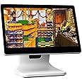 LSHFYV 15.6 Inch Touch Screen PC POS Systems for Small Business, All in One Smart Touch Screen Cash Register POS System, For Business Restaurants Retail
