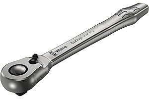 Wera Zyklop 1/4 Zoll Vierkant Ratsche CrMo-Stahl, Länge 141 mm