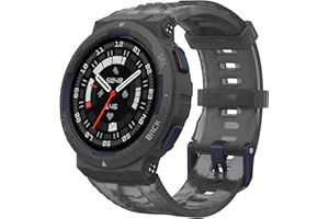 Amazfit Uniseks Active Edge W2212EU2N Smartwatch, Midnight Pulse, 1,75"