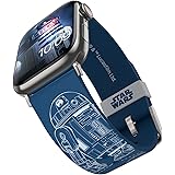 Star Wars - R2-D2 Droid Blueprints Cinturino Smartwatch - Licenza ufficiale, compatibile con ogni dimensione e serie di Apple