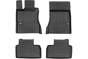 M MOTOS Tapis de sol caoutchouc pour Mercedes S Classe W220 1998-2005 Améliorez Votre Confort de Voyage avec Le tapis noir antidérapant Auto 3D- tapis voiture Tous Temps pour Voiture, Protection Contr