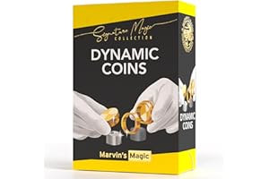 Marvin's Magic - Signature Dynamic Coins Amazing Trick Set - Precision Brass Magic Trick with Props and Instructions - Classic Coin Illusion for Teens and Adults Age 8+ - Gifts for Kids and Adults