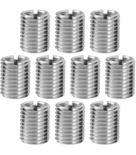 Dadi Inserti Zigrinati In Ottone M6x6x8mm - 40 Pezzi Per Plastica, Stampi E Elettronica, Con Filettatura Femmina - Foto 6