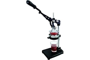 Ilsa Professional Presse-Grenades/Agrumes Fonte-Aluminium-INOX-ABS, Noir