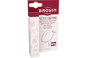 ‎BROWIN Browin 401400 Pektinase, Antigeliermittel flüssig mehr Saftausbeute Weinherstellung, Antigeliermittel 10ml
