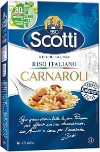 Riso Scotti - Riso Carnaroli - Riso per Risotti Superfino Pronto in 16' - 1 kg