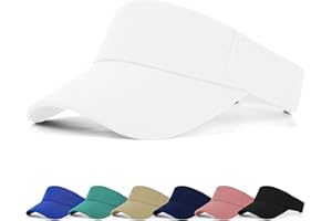 FCHUI Sun Visor Cap - Women Ponytail Baseball Cap for Women and Ladies, Long Peak Thicker Sweatband Adjustable Hat for Golf Cycling Fishing Tennis Running Jogging Visor Hats for Men