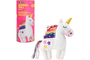 Avenir 6301620 DIY Sewing Kit, Unicorn Motif, Craft Set for Children, Creative Set, from 6 Years