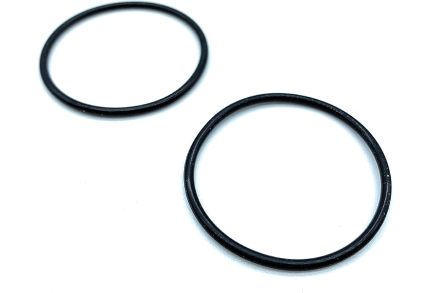 2 Replacement Rubber O Rings For Metal Sink, Basin and Bath Plugs (1 1/2" / 38mm)