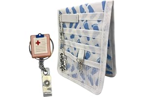 Nurse Life Pack Salvabolsillos y Extensible | No Todos Son Iguales | Organizador Bolsillo Enfermeria | Original Regalo Enfermera | para Guardar Tijeras y Accesorios (Blanco PIE Bebe Informe)