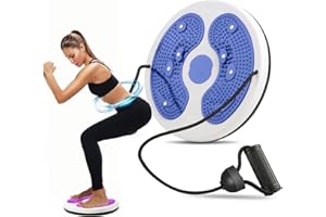 Waist Whisper Waist Twisting Balance Disc, HitTopss Adjustable Waist Trainer Twisting Disc with Handles & Massage Foot Sole For Women Weight Loss/Cardio Exercise/Body Shaping