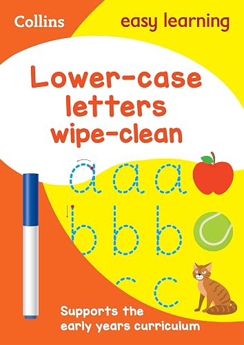 #76 — Lower Case Letters Age 3-5 Wipe Clean Activity Book: Ideal f...