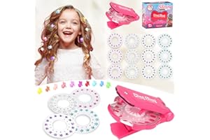 BMHNQ Strass Cheveux Machine Hair Bedazzler Kit With 180 Hair Gems, Bling Gem Machine, Appareil Strass Cheveux, Glam Bling Styling Tool for Girls Kids, Plus 10 Barrettes à Cheveux En Forme de Lapin.