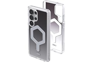 Urban Armor Gear Plyo Pro para Samsung Galaxy S25 Ultra (Designed for Samsung certificación, Anillo magnético, Funda Compatible con Carga inalámbrica) Negro/Transparente/Ombre