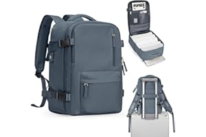 HPLQQ Zaino Bagaglio a Mano Ryanair 40x20x25 Zaino Aereo Borse da Cabina per Easyjet 45x36x20 Zaino da Viaggio donna con porta ricarica USB, Borsa da Viaggio aereo Zaino Computer Impermeabile Casual Daypack