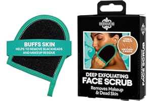 Dermasuri Diep Exfoliërende Gezichtscrub - Koreaanse Exfoliërende Handschoen voor Douche & Droog Gebruik - Gezichtsexfoliërende Handschoen - Huidverzorging Cadeaus voor Vrouwen & Mannen - 1 Pak