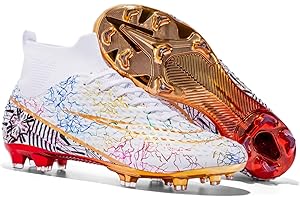 DASHANGYAN Scarpe da Calcio da Uomo Scarpe da Calcio da Bambino Scarpe da Calcio da Ragazzo Scarpe da Calcio Traspiranti Turf High Top Spikes Football Outdoor Shoes Professional Athletic Kicks Sneakers