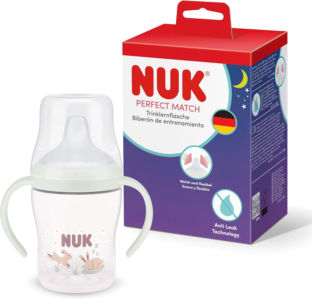 NUK PM Gece Eğitici Alıştırma Bardağı150 ml,Tavşan