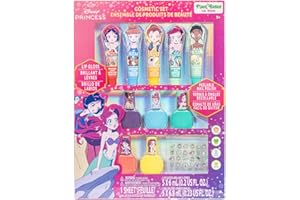 Disney Princess Maquillage pour Enfants | Kit Comprenant Brillant à Lèvres, Vernis à Ongles et plus encore | Cadeaux pour les 3+ par Townley Girl