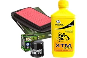 MOTOCAR Kit tagliando Bardahl XTM Synt 10W40 filtro olio aria Yamaha FZ6 600/Fazer
