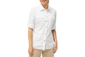 33,000ft Koszula damska UPF50+ ochrona przed promieniowaniem UV, szybkoschnąca, z długim rękawem, funkcyjna, do wędkowania, safari, podróży, golfa