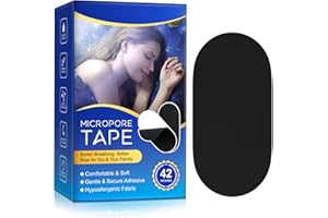 JCZQDRPC 42 Stück Mouth Tape for Sleeping, Mundpflaster Schlafen, Anti Schnarch Schlafpflaster und Mund Tape, Mundkleber Nachts, Hilft Gegen Schnarchen und Entwickelt Nasenatmungsgewohnheiten