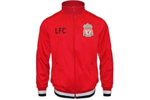 LIVERPOOL F.C. Liverpool FC Boys Jacket Track Top Retro Kids Official Football Gift