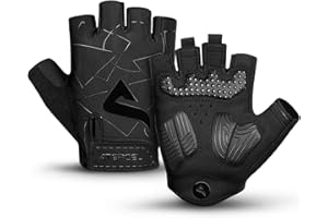 ‎ATERCEL ATERCEL Fahrradhandschuhe Halbfinger für Herren Damen - Radsporthandschuhe MTB Handschuhe mit SBR-Polsterung für Radfahren, MTB, Fitness