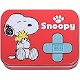 Mevsim Store - Snoopy Children's Plaster - Metal Box - 24 Plasters - Beautiful Design Plaster Storage Box for Children - Suitable for Backpack - Handbag