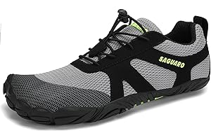 SAGUARO Zapatillas Barefoot Hombre Mujer Zapatillas Minimalistas Zapatos Barefoot Calzado Minimalistas Zapatillas de Trail Running Barefoot Shoes para Zero Drop Suela,Gr.36-48 EU