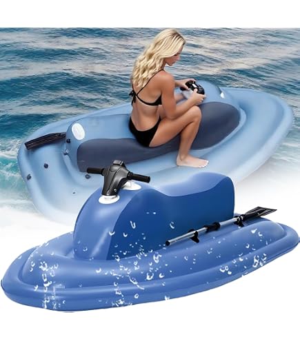 KESSER Wave Bateau Pneumatique 3,20m Pour 4 Personnes - Moteur Jusqu'à 15CV - Fond Aluminium - 2 Bancs Confortables
