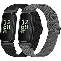 Tiptops Elastische Nylonbänder Kompatibel mit Fitbit Inspire 3/Inspire 2/Inspire/Inspire HR/Ace 3/Ace 2 Frauen Männer Kinder,