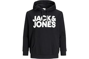 JACK&JONES PLUS Jjecorp Logo Sweat Hood Noos PS Hooded Sweatshirt para Hombre