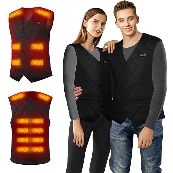 Gilet Riscaldato Elettrico - 3 Temperature, USB, Lavabile | Per Moto, Caccia, Escursionismo - Foto 9