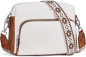 MUIIKOLA Sac à bandoulière pour femme, en cuir synthétique, avec bandoulière Verstelbaar