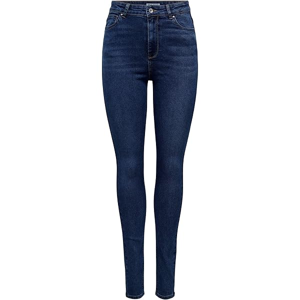 ONLWILLOW HW Slim DNM GUA654, Denim bleu foncé, 28W / 32L