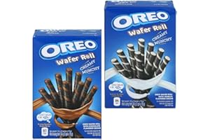 HEART FOR CARDS Oreo Wafer Roll Bundle – 2 x Chocolate 54 g (1 x Chocolate blanco/1 x chocolate con leche) + Heartforcards® protección de envío