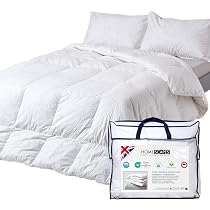 Homescapes Ultraplume Kopfkissen 48 X 74 Cm – Mit 100% Entenfedern, Mittelweich, Bezug Aus 100% Baumwolle