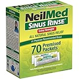 NeilMed Sinus Rinse Hypertonic Refill 70 Sachets, Pack of 2