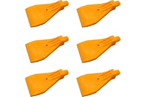 XCSJ 6 Pcs Buse De Soufflage d'Air 16 Pores, Buse Souffleuse à Air 1/4 "Pour Séchage Buse à Plat De Soufflage Dair Accessoires De Compresseur d'Air, Retrait de la Poussière à Sec à l'Air