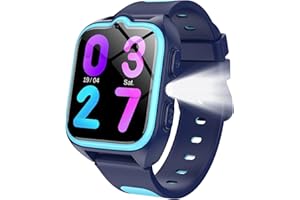 IOWODO Kinder Smartwatch 2025 | Uhr mit 4G Funktionen & SOS-Notruf | LBS+WLAN+GPS-Tracker | 800mAh 5-Tage Akku | wasserdicht IP67 | Schulmodus & Lernspiele | Für Kinder 5-12 Jahre