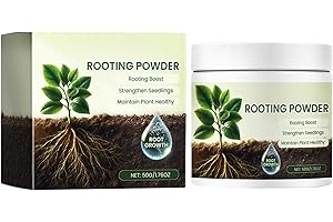 GNAUMORE Stimulateur Racines D'engrais,Poudre D'enracinement,Poudre D'enracinement pour Boutures,Hormone Racinaire Engrais,Pour Boutures de Plantes Comestibles ou Ornementales,50g