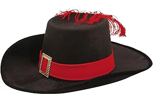 My Other Me Viving Costumes 201626 Chapeau Mousquetaire pour Enfant Multicolore Taille Unique 56 cm