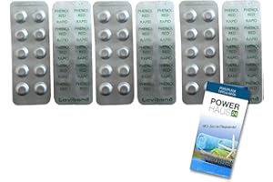 Lovibond 60 Phenol Rot Tabletten für Wassertester (Rapid, Farbabgleich) 6 Streifen a`10 Tabletten mit POWERHAUS24 Pflegefibel!