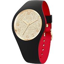 Montre Ice-Watch ICE Glitter - Bracelet Silicone Bleu Pailleté - Étanche 10 ATM
