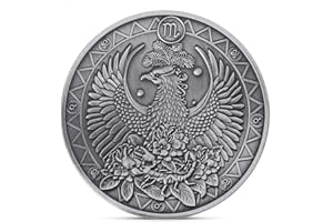 NLR FUN NLR 12 constelación de Monedas conmemorativas Aries/Tauro/Géminis/Cáncer/Leo/Virgo/Libra/escorpión/Sagitario/Capricornio/Acuario/Piscis Recuerdo Artes Colección-1 PC (Escorpio)